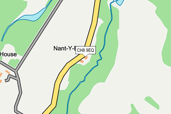 CH8 9EQ map - OS OpenMap – Local (Ordnance Survey)