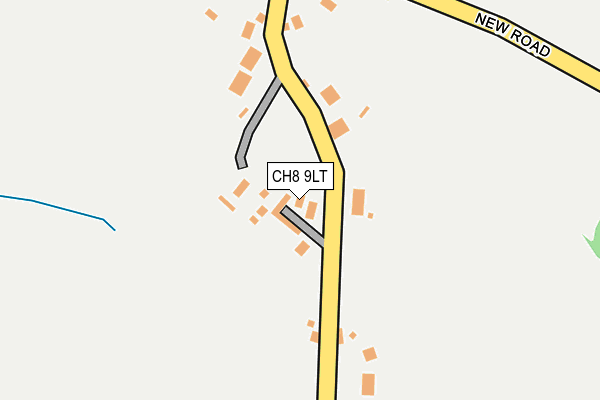 CH8 9LT map - OS OpenMap – Local (Ordnance Survey)