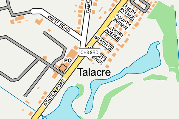 Map of ABERCONWY LIMITED at local scale