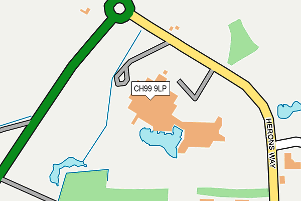 CH99 9LP map - OS OpenMap – Local (Ordnance Survey)