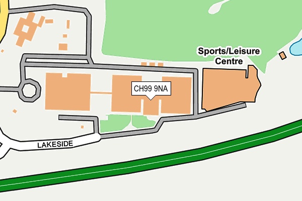 CH99 9NA map - OS OpenMap – Local (Ordnance Survey)