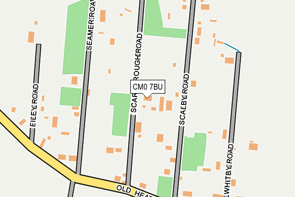 CM0 7BU map - OS OpenMap – Local (Ordnance Survey)
