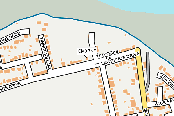 Map of RAMSEY ISLAND BREWERY LIMITED at local scale