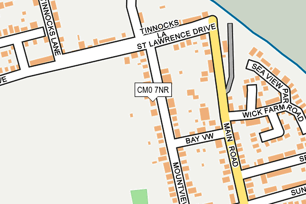 CM0 7NR map - OS OpenMap – Local (Ordnance Survey)
