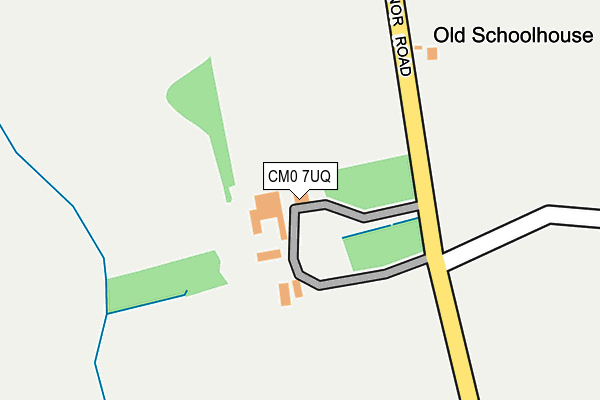 CM0 7UQ map - OS OpenMap – Local (Ordnance Survey)