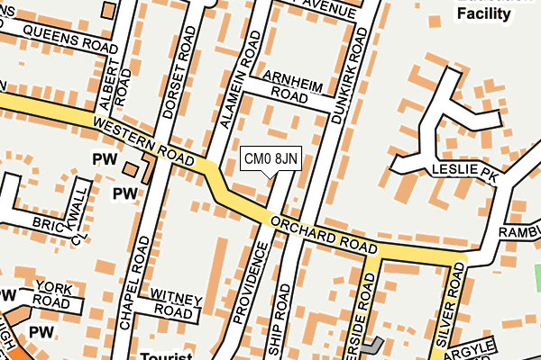 CM0 8JN map - OS OpenMap – Local (Ordnance Survey)