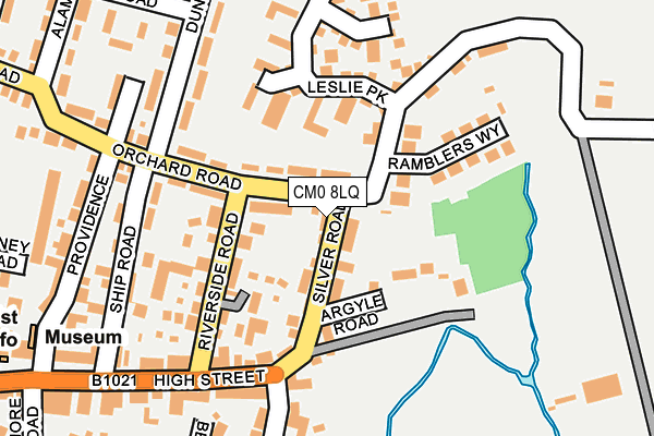 CM0 8LQ map - OS OpenMap – Local (Ordnance Survey)