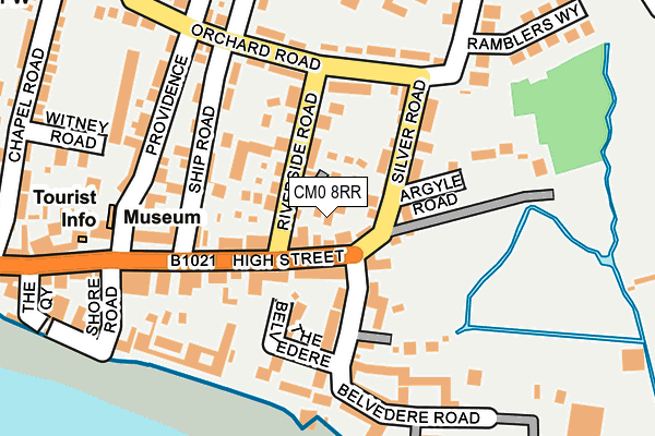 CM0 8RR map - OS OpenMap – Local (Ordnance Survey)
