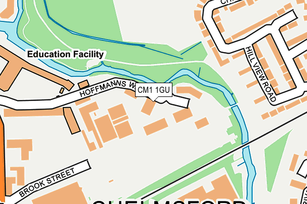Map of VERLEY LTD at local scale