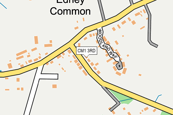 CM1 3RD map - OS OpenMap – Local (Ordnance Survey)