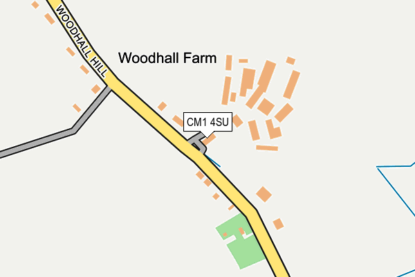 CM1 4SU map - OS OpenMap – Local (Ordnance Survey)