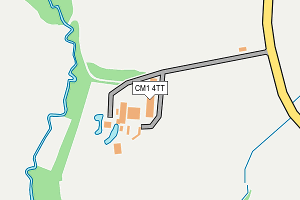 CM1 4TT map - OS OpenMap – Local (Ordnance Survey)
