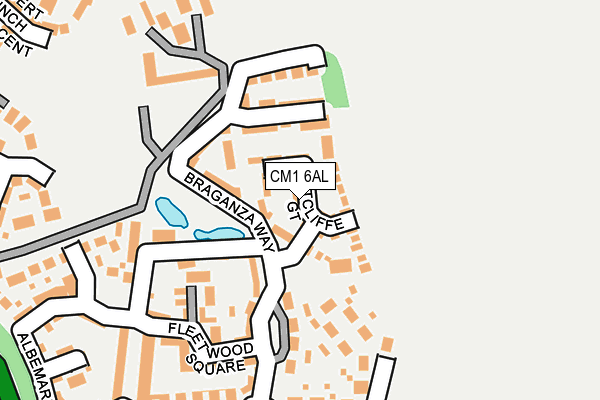 CM1 6AL map - OS OpenMap – Local (Ordnance Survey)