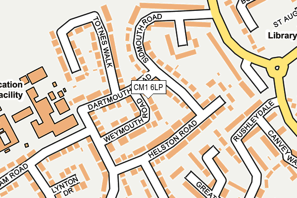 CM1 6LP map - OS OpenMap – Local (Ordnance Survey)