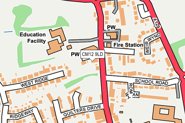Map of BIMINSTER HOMES LIMITED at local scale