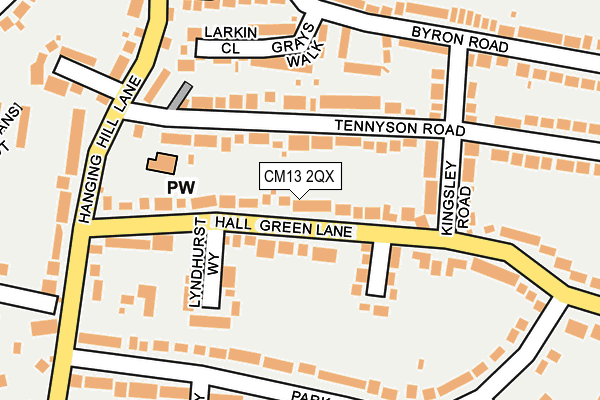 Map of HYPERION PROPERTY SERVICES LTD at local scale