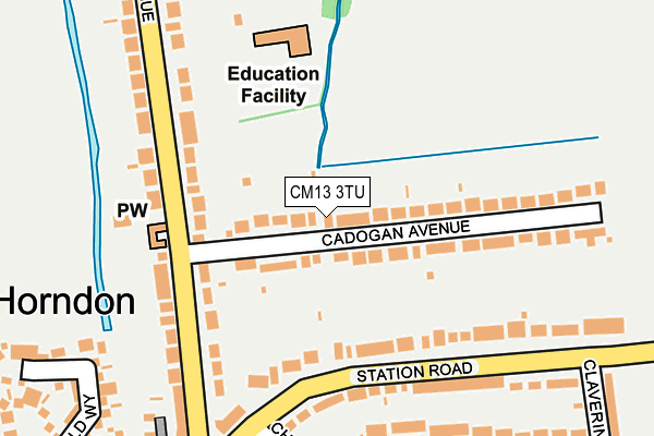 Map of SWANTON ROAD LTD at local scale