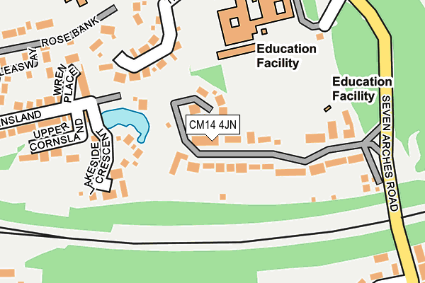 Map of BRENTWOOD HOMES LIMITED at local scale