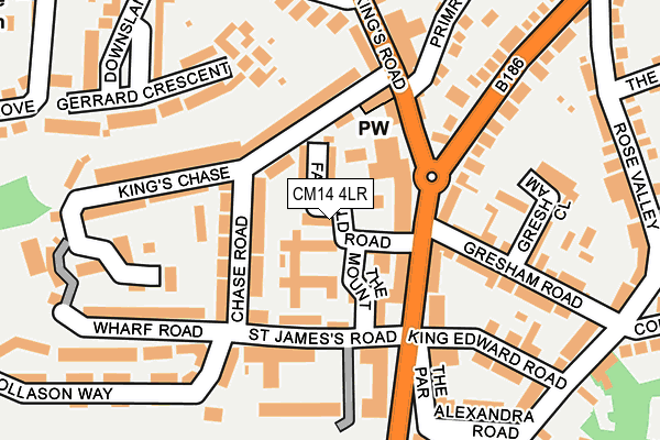 Map of CORBETS PLACE DEVELOPMENTS LIMITED at local scale