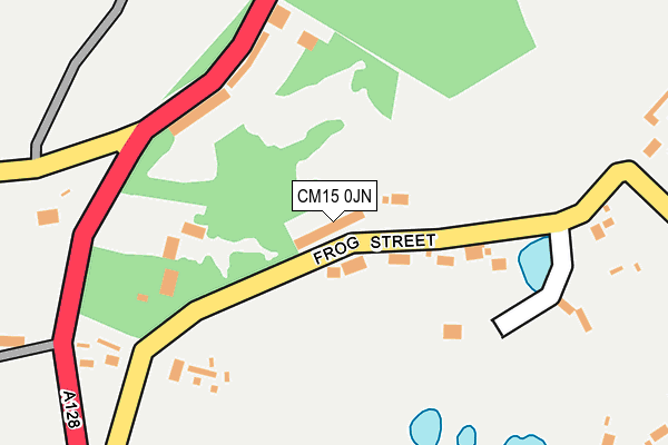 CM15 0JN map - OS OpenMap – Local (Ordnance Survey)