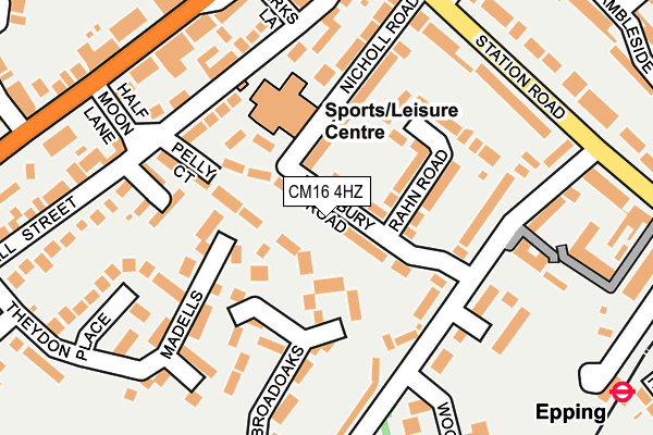 Map of ANDERSON'S RETAIL LTD at local scale
