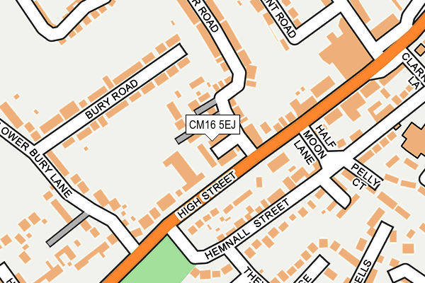 CM16 5EJ map - OS OpenMap – Local (Ordnance Survey)