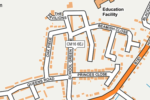 Map of TYRRELL DESIGN LIMITED at local scale