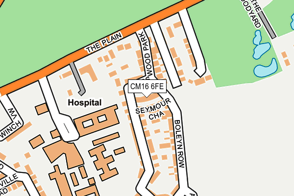 CM16 6FE map - OS OpenMap – Local (Ordnance Survey)