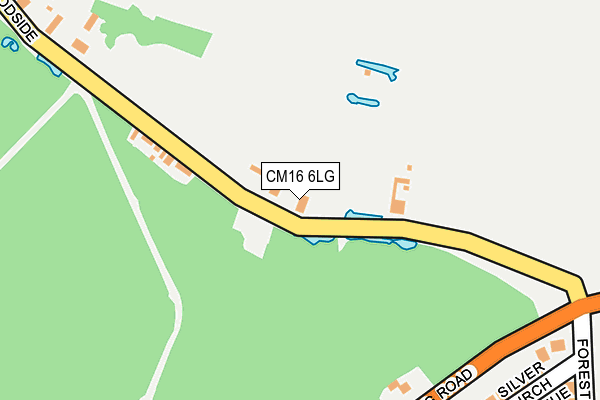 CM16 6LG map - OS OpenMap – Local (Ordnance Survey)