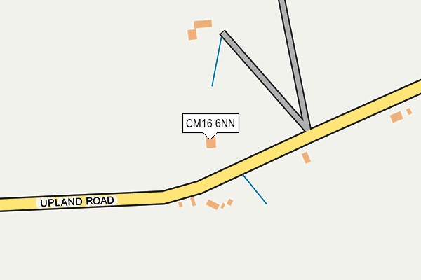 CM16 6NN map - OS OpenMap – Local (Ordnance Survey)