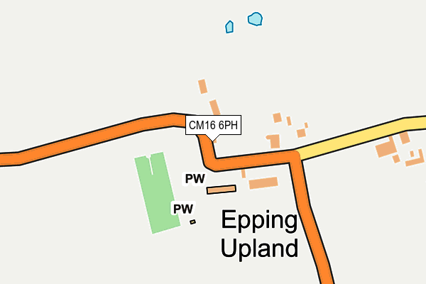 CM16 6PH map - OS OpenMap – Local (Ordnance Survey)