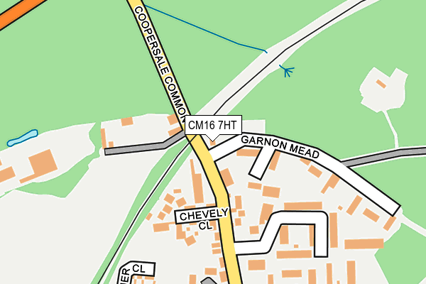 CM16 7HT map - OS OpenMap – Local (Ordnance Survey)