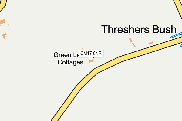 CM17 0NR map - OS OpenMap – Local (Ordnance Survey)