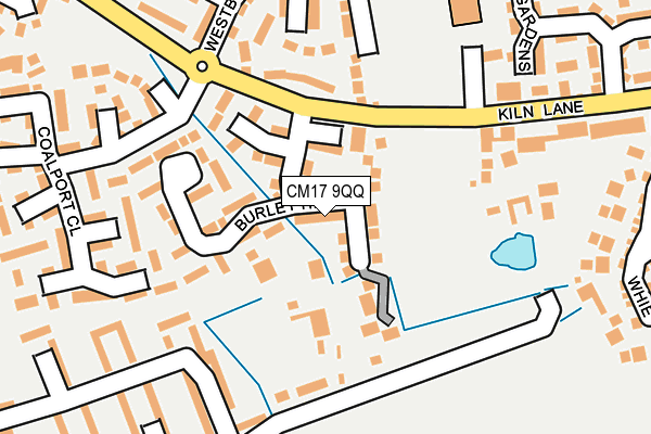 CM17 9QQ map - OS OpenMap – Local (Ordnance Survey)