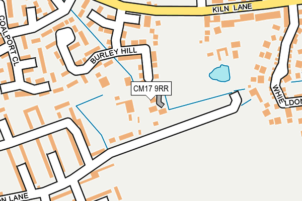 CM17 9RR map - OS OpenMap – Local (Ordnance Survey)