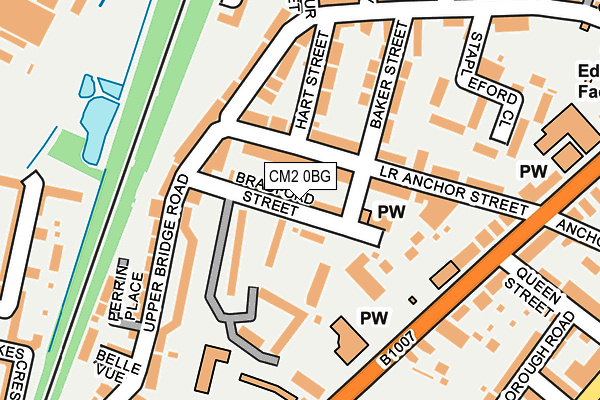 CM2 0BG map - OS OpenMap – Local (Ordnance Survey)