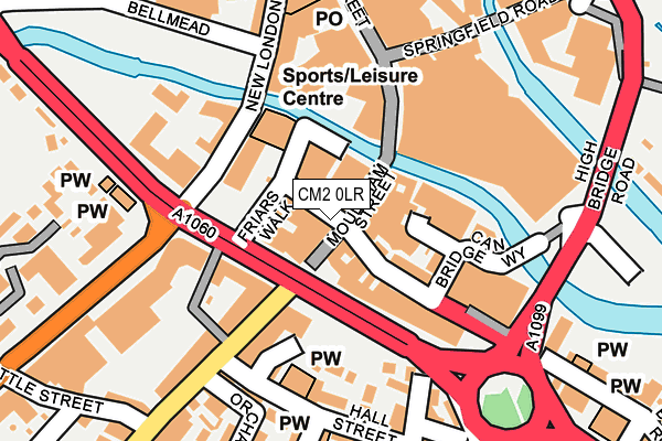 CM2 0LR map - OS OpenMap – Local (Ordnance Survey)