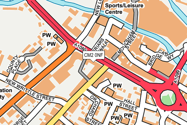 CM2 0NF map - OS OpenMap – Local (Ordnance Survey)