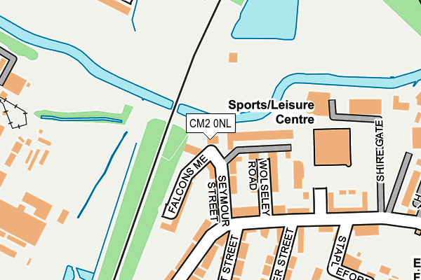 CM2 0NL map - OS OpenMap – Local (Ordnance Survey)