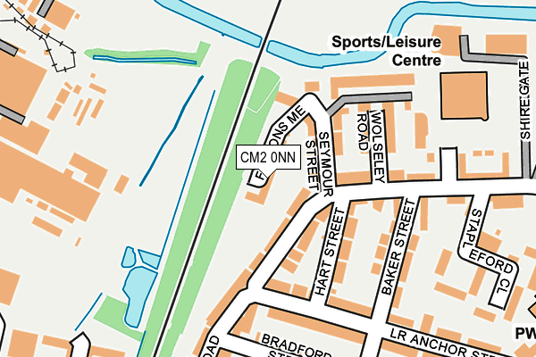 CM2 0NN map - OS OpenMap – Local (Ordnance Survey)