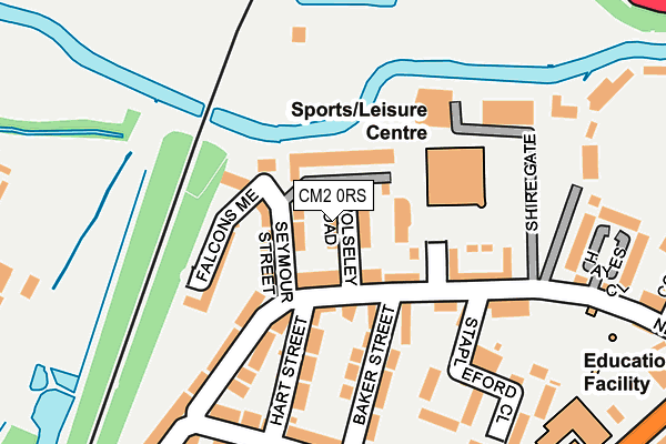 CM2 0RS map - OS OpenMap – Local (Ordnance Survey)