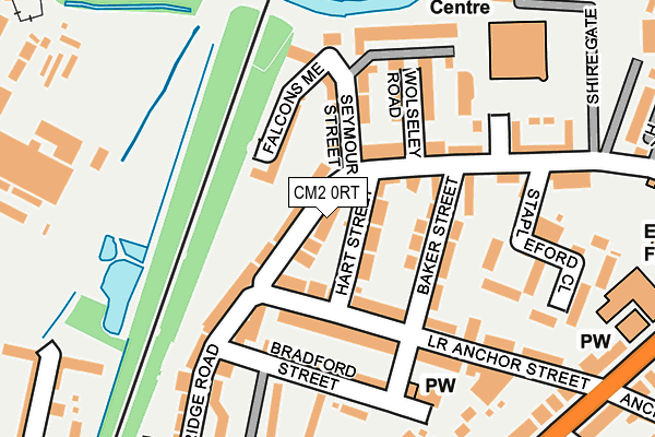 CM2 0RT map - OS OpenMap – Local (Ordnance Survey)