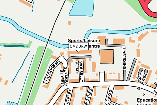 CM2 0RW map - OS OpenMap – Local (Ordnance Survey)