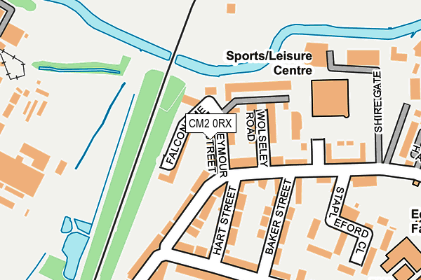 CM2 0RX map - OS OpenMap – Local (Ordnance Survey)