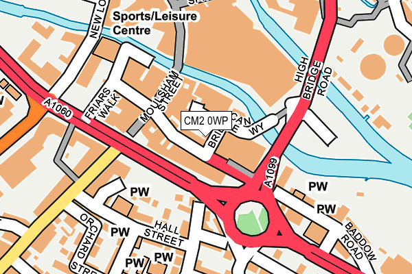 CM2 0WP map - OS OpenMap – Local (Ordnance Survey)