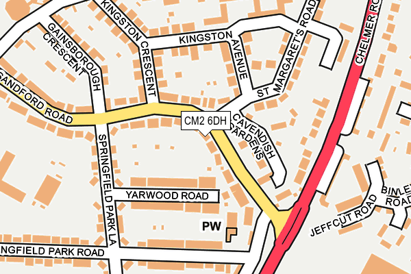 Map of STACE PRINT LTD at local scale