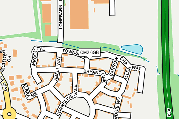 CM2 6GB map - OS OpenMap – Local (Ordnance Survey)