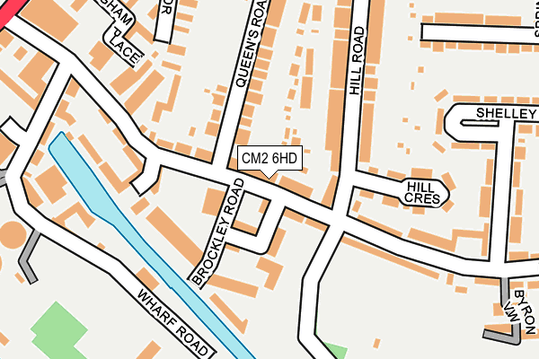 CM2 6HD map - OS OpenMap – Local (Ordnance Survey)