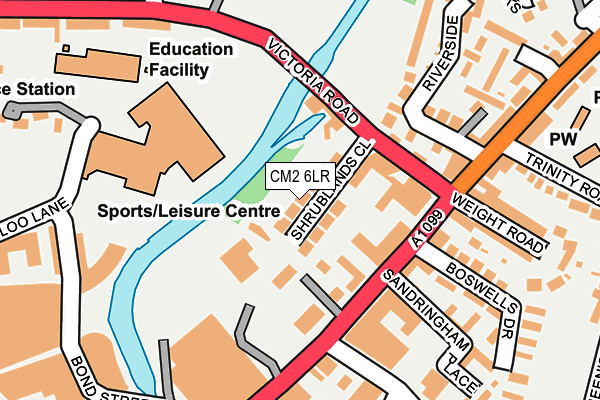 CM2 6LR map - OS OpenMap – Local (Ordnance Survey)