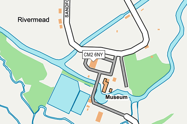 CM2 6NY map - OS OpenMap – Local (Ordnance Survey)